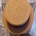 Vintage Thomas Begg Straw British Boater Hat size 6 7/8