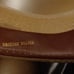 Vintage Thomas Begg Straw British Boater Hat size 6 7/8