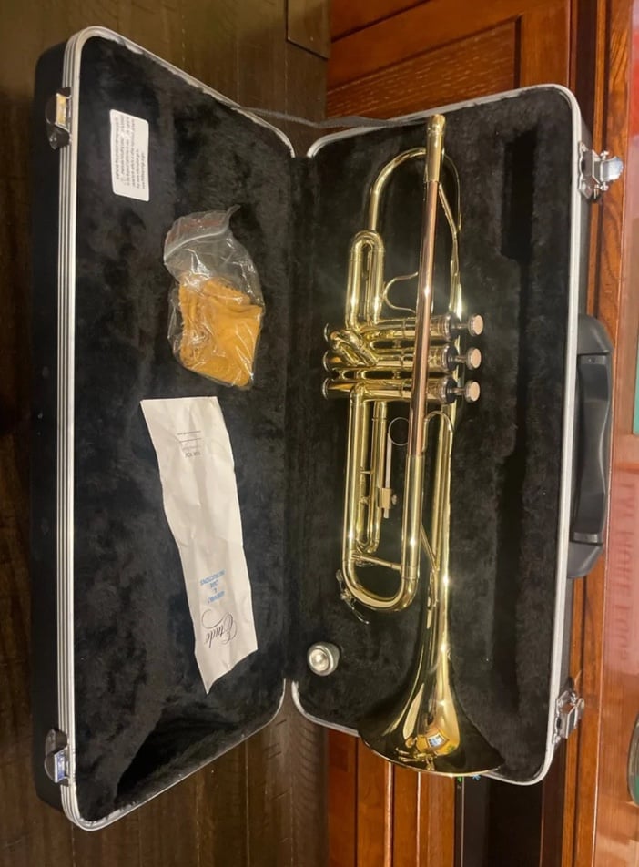 Used Etude Trumpet, mouthpiece, + more