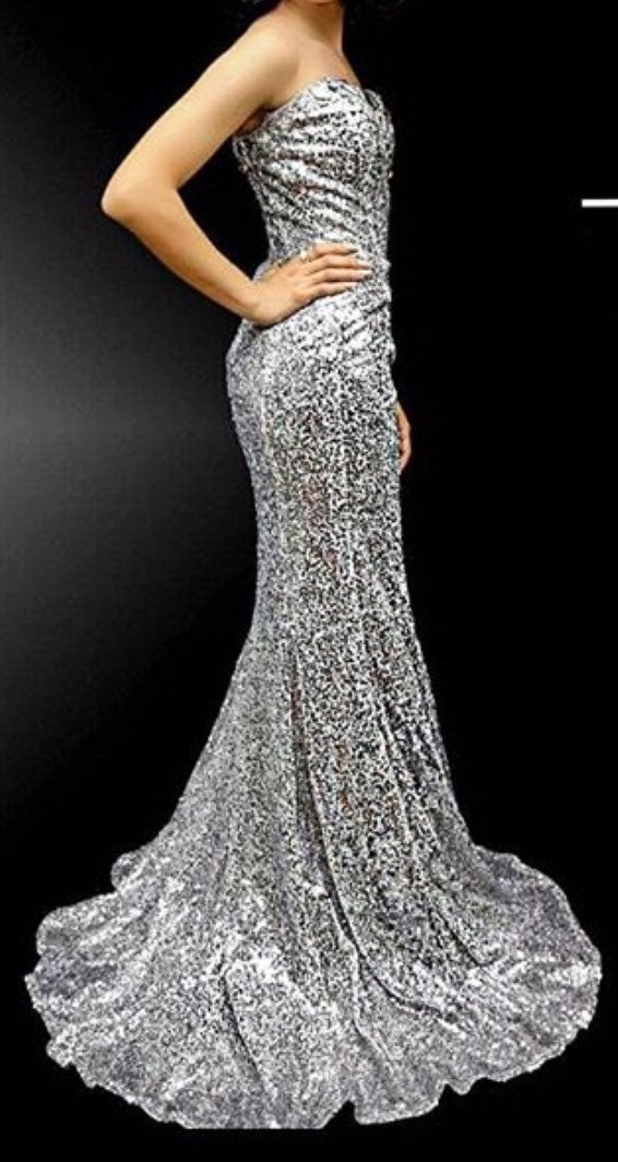 Silver Gala Dress
