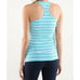 LULULEMON ATHLETICA Cool Racerback In Twin Stripe Spry Blue Size 6