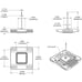 NEW! LED Canopy Light for Gas Station, 150W Carport Ceiling Light 19500LM 5700K