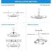 NEW! LED Canopy Light for Gas Station, 150W Carport Ceiling Light 19500LM 5700K