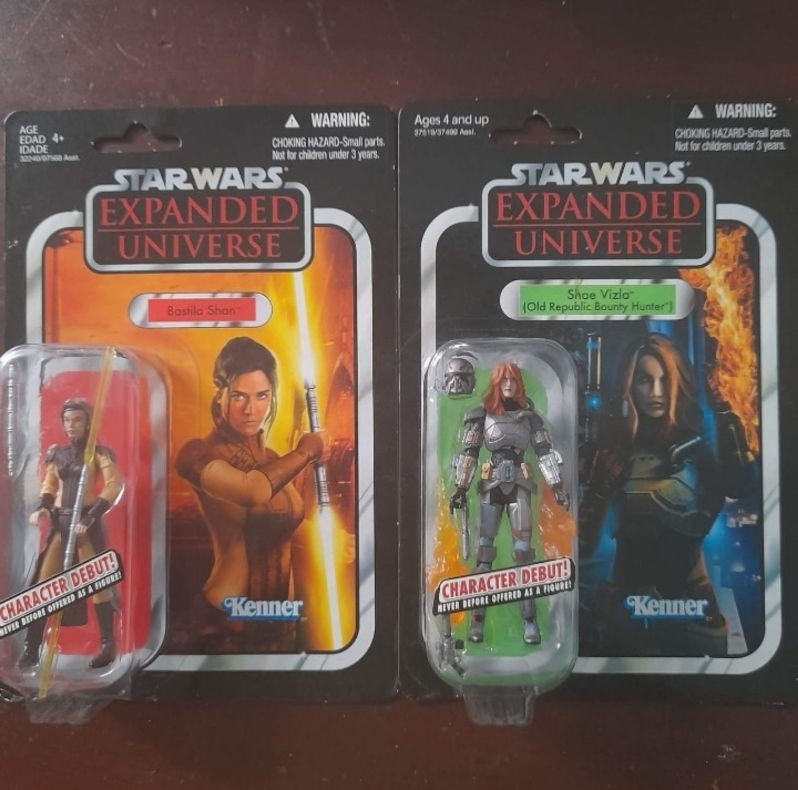 Star Wars The Vintage Collection Sgae Vizla amd Bastilia Shan lot of 2