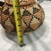 Vintage African handmade basket with lid