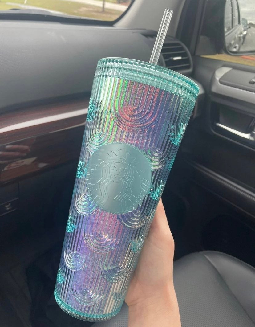 Starbucks March 2022 release Venti mermaid iridescent