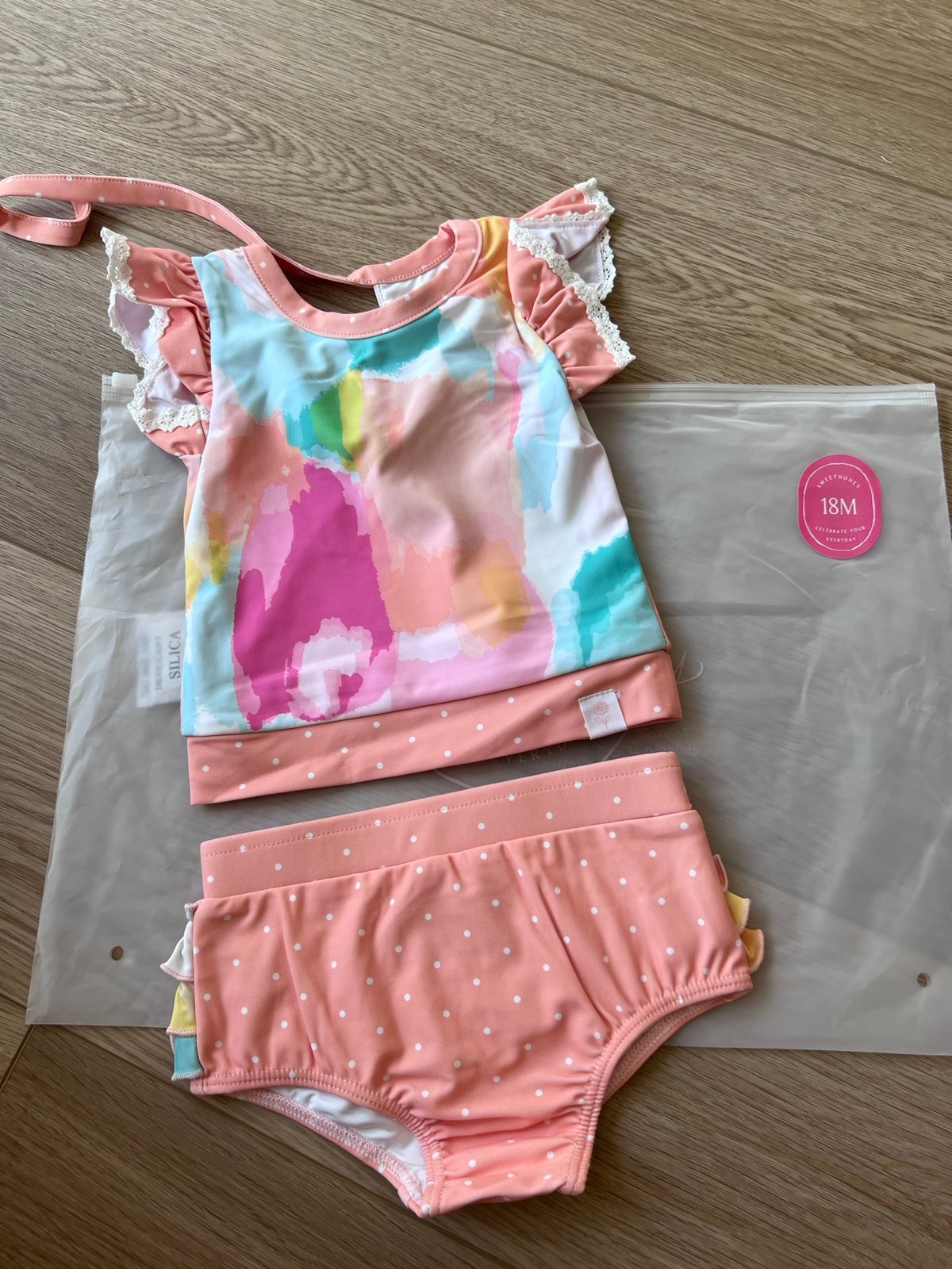 SweetHoney two piece toddler bathing suit