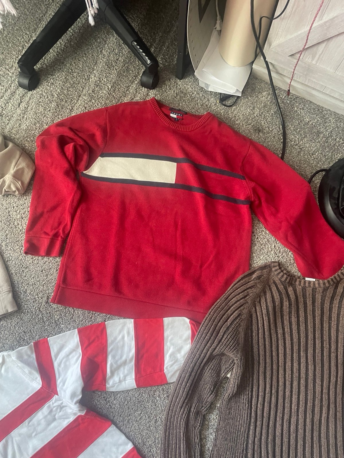 Vintage Tommy Hilfiger red sweater