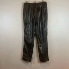 WildFanG The Empower Vegan Leather Drawstring Pant