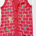 Brick Chimney Christmas Sweater Vest size Medium Gingerbread Candy