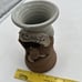 VINTAGE MARK HINES CRAZY UGLY FUNNY FACE COFFEE MUG STUDIO ART STONEWARE POTTERY