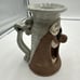 VINTAGE MARK HINES CRAZY UGLY FUNNY FACE COFFEE MUG STUDIO ART STONEWARE POTTERY