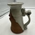 VINTAGE MARK HINES CRAZY UGLY FUNNY FACE COFFEE MUG STUDIO ART STONEWARE POTTERY