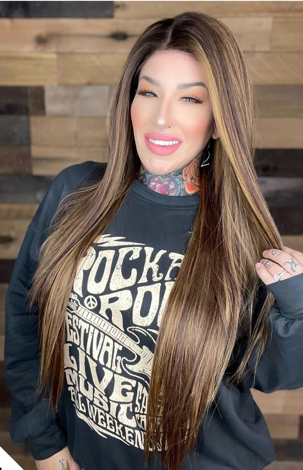 Rebel Gypsy “ Havoc” wig silky soft natural fully free parting