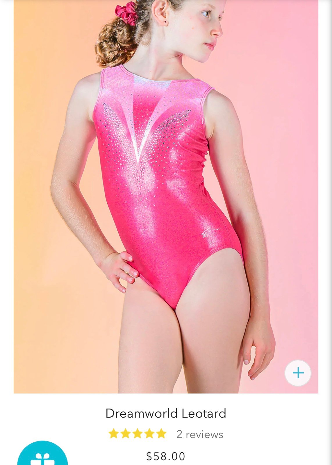 Girls Destira Dreamworld Gymnastics Leotard Child Medium