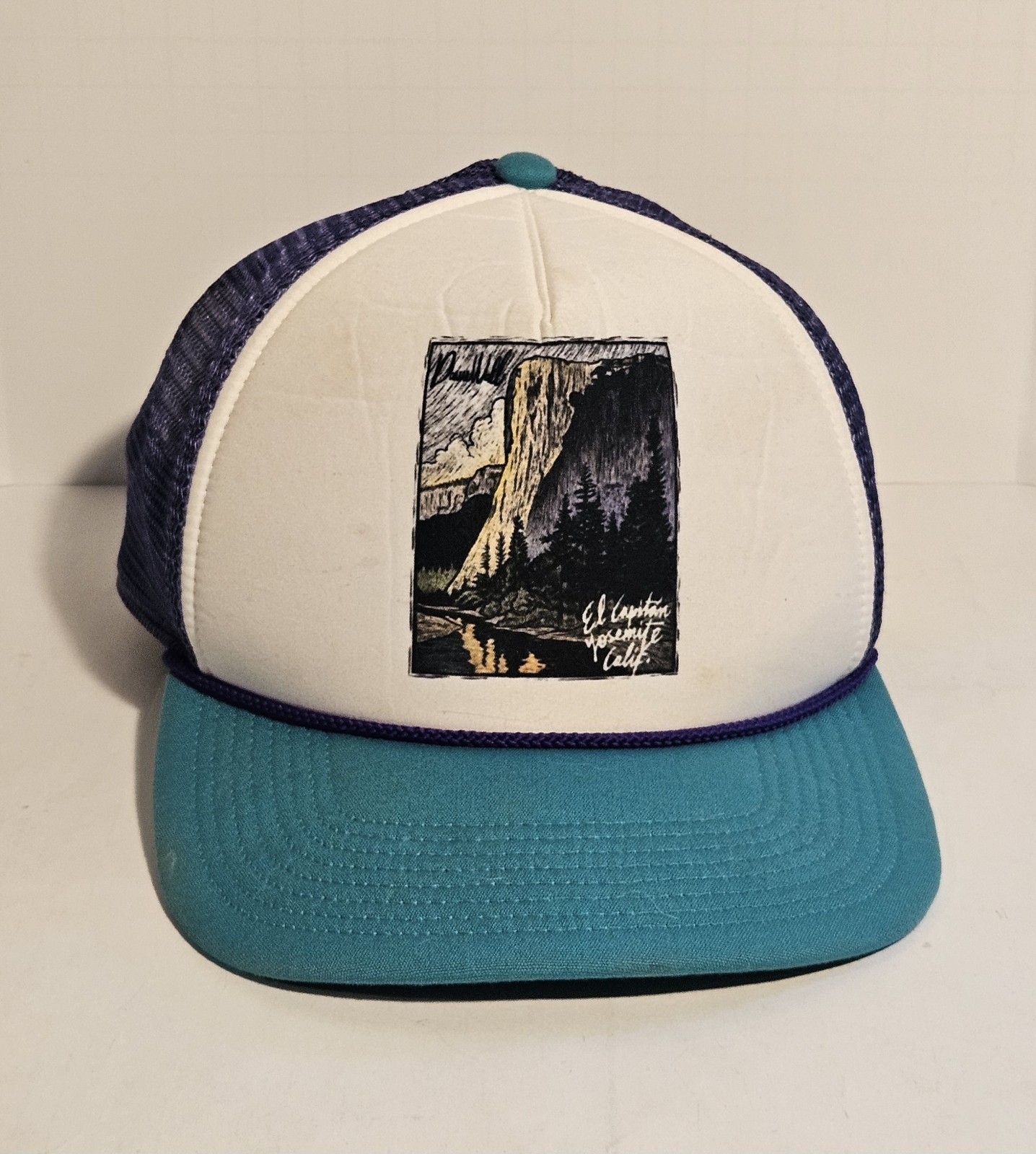 Vintage Patagonia Trucker Hat - El Capitan Yosemite California Graphic