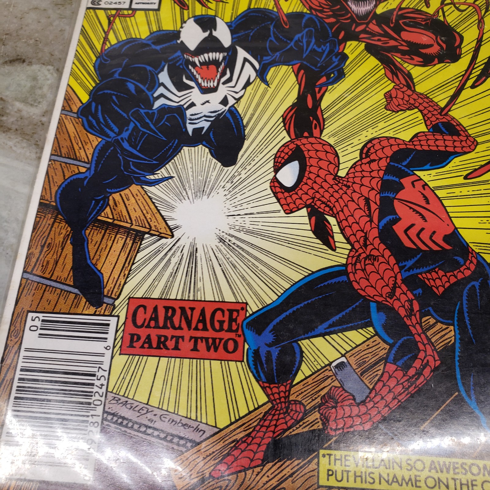 AMAZING SPIDER-MAN #362 9.0 HIGH GRADE 2ND CARNAGE APPEARANCE W PAGES 1992