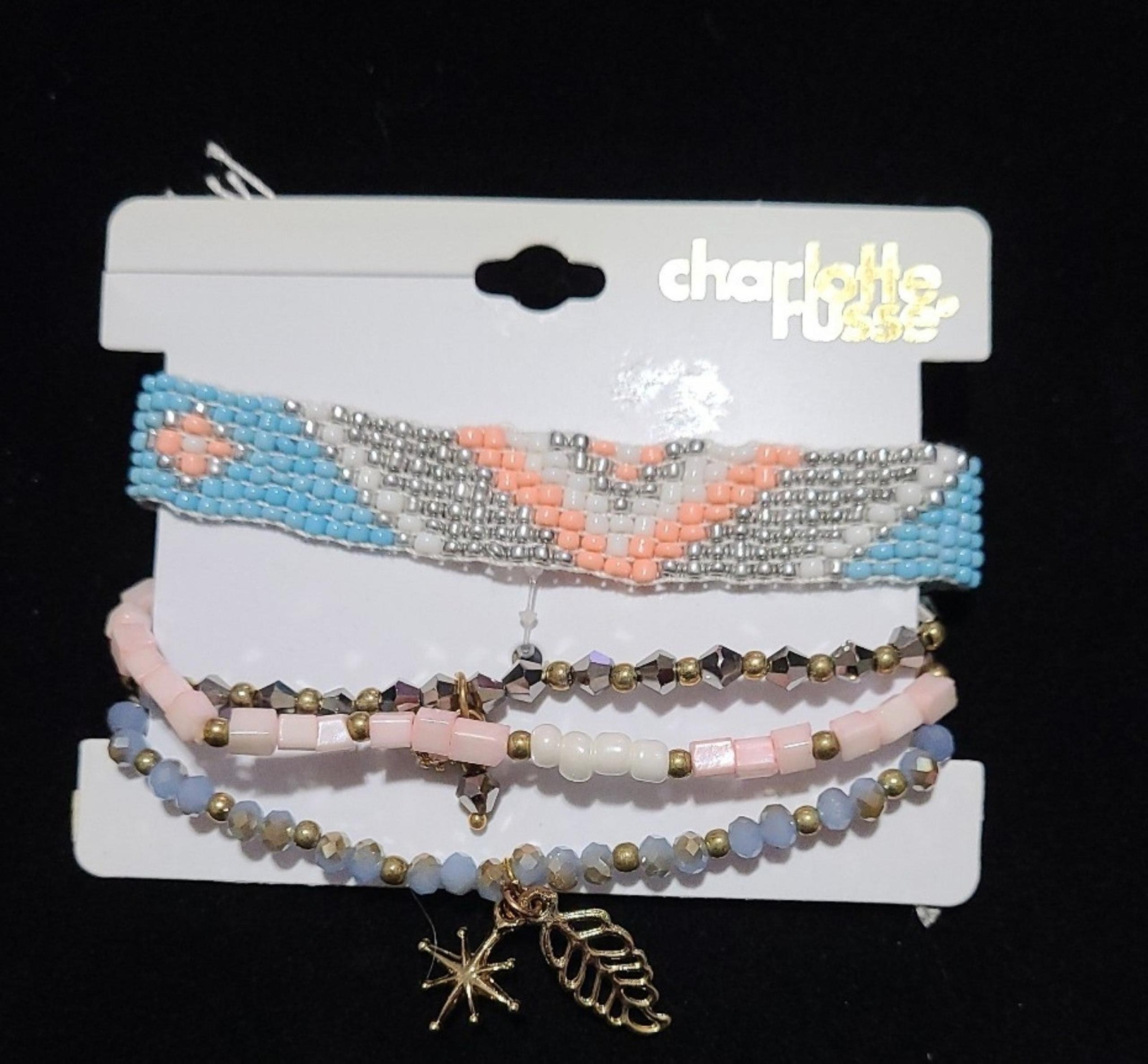 Charlotte Russe 4 bracelets set. NWT