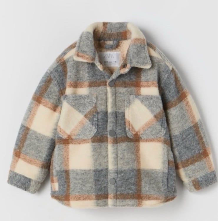 zara new sz 3/4y jacket