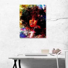African Woman Canvas Wall Art