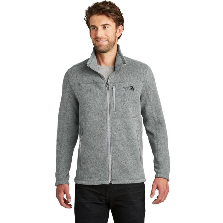 The North Face Sweater Fleece in Medium Heather Grey Size Large