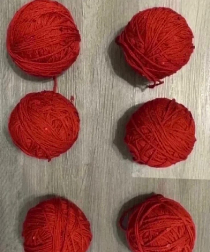 Yarn Bee Enchantress Yarn- Red Hots- 6 Balls