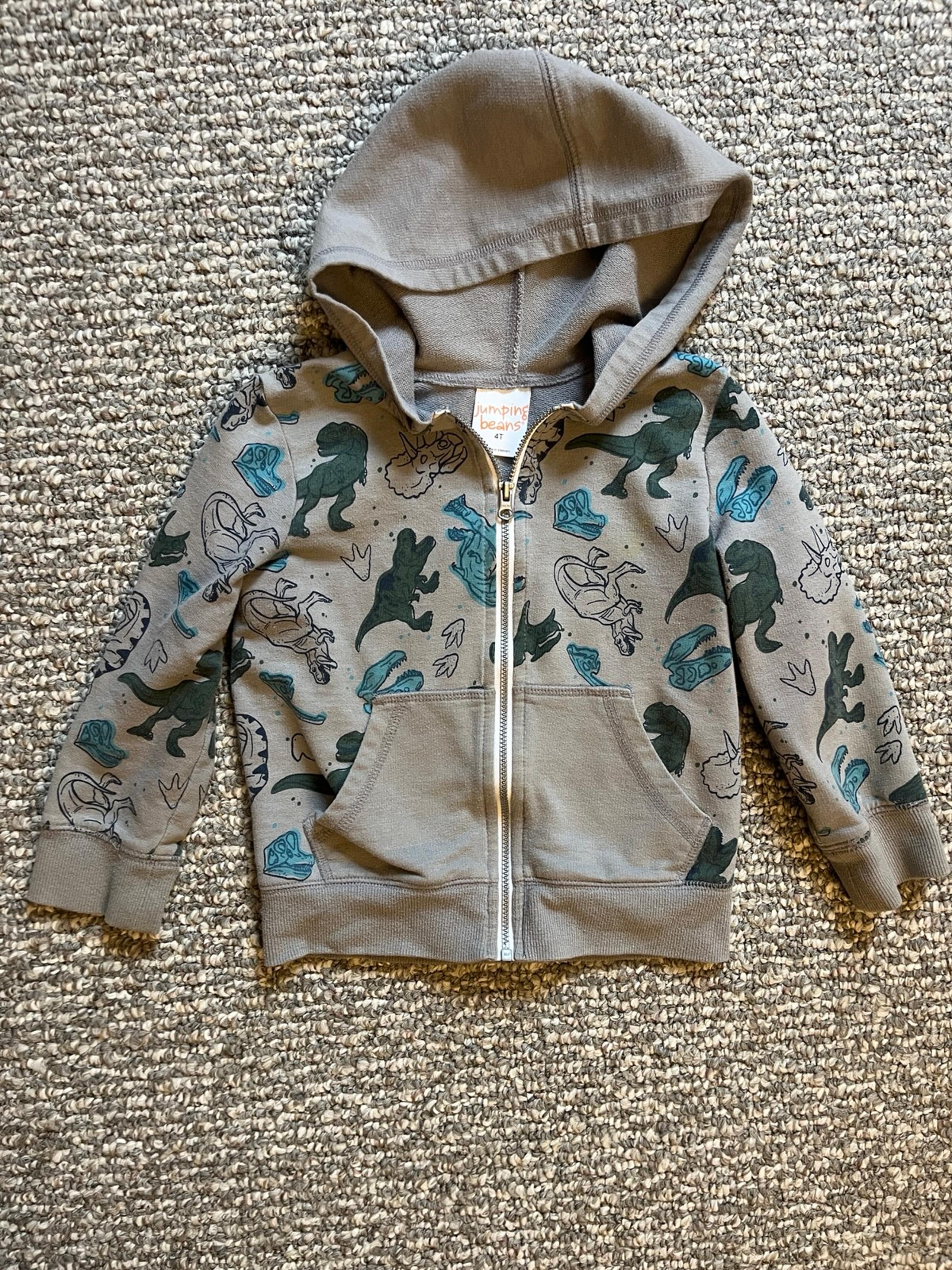 4T Dinosaur zip up hoodie