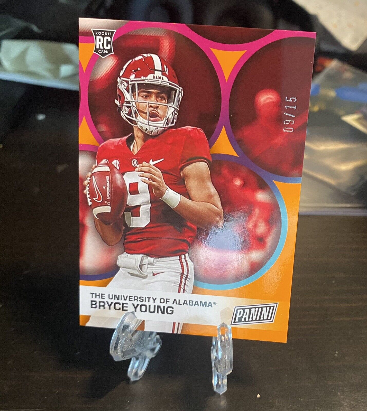 2023 Panini Father's Day Bryce Young RC /15 SP Panthers #FB2 Alabama