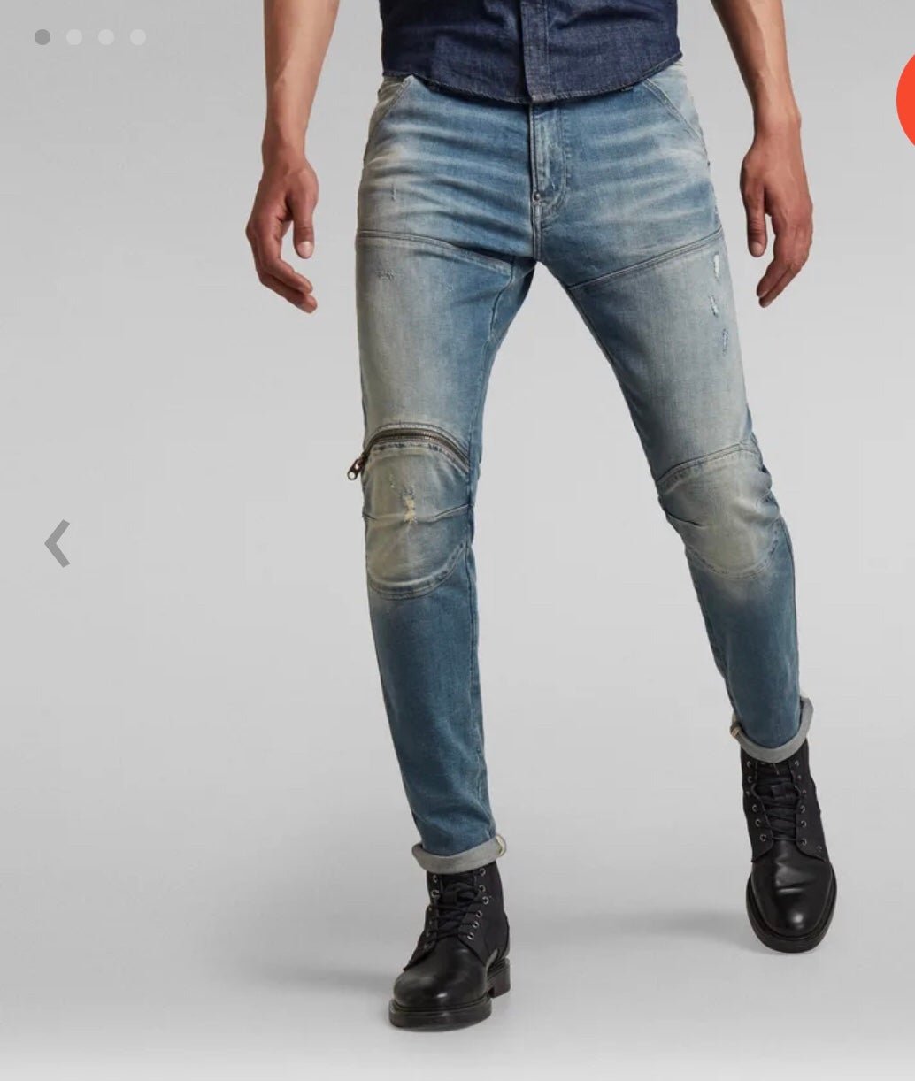 G Star Raw 5620 3D Zip Knee Skinny
