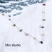 ✨Dainty Gemstone Beaded Necklace✨