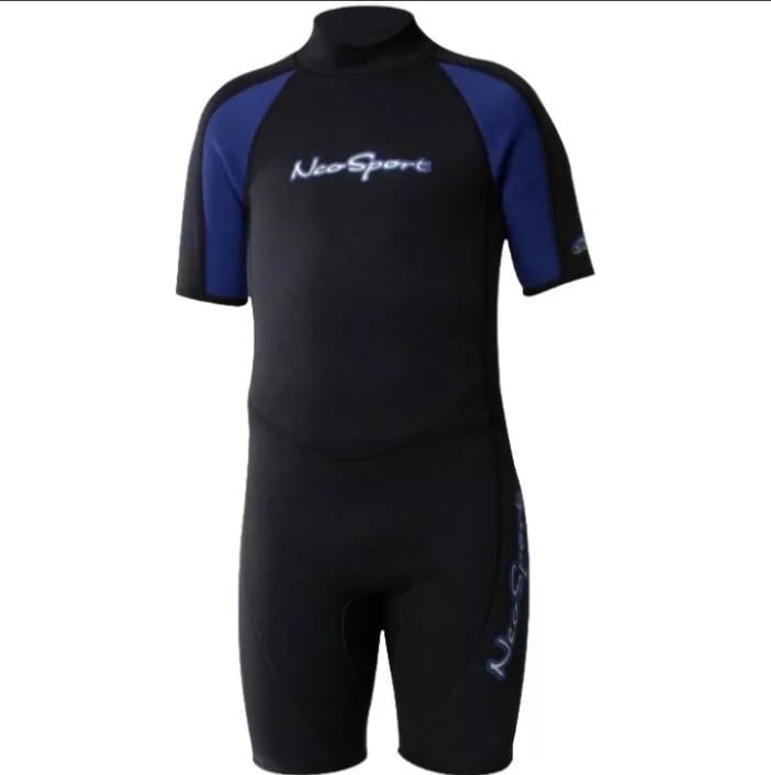 Neosport Men's Shorty Wetsuit 3mm xpan Size:S Color:Black/Blue
