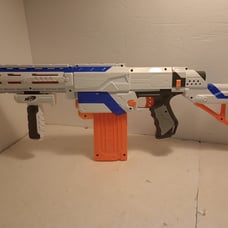 NERF N-Strike Elite Retaliator Blaster, Stock, Grip, Barrel, 12-Clip