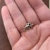 Vintage 925 Sterling Silver Ornate Ball Openwork Pendant Bracelet Charm