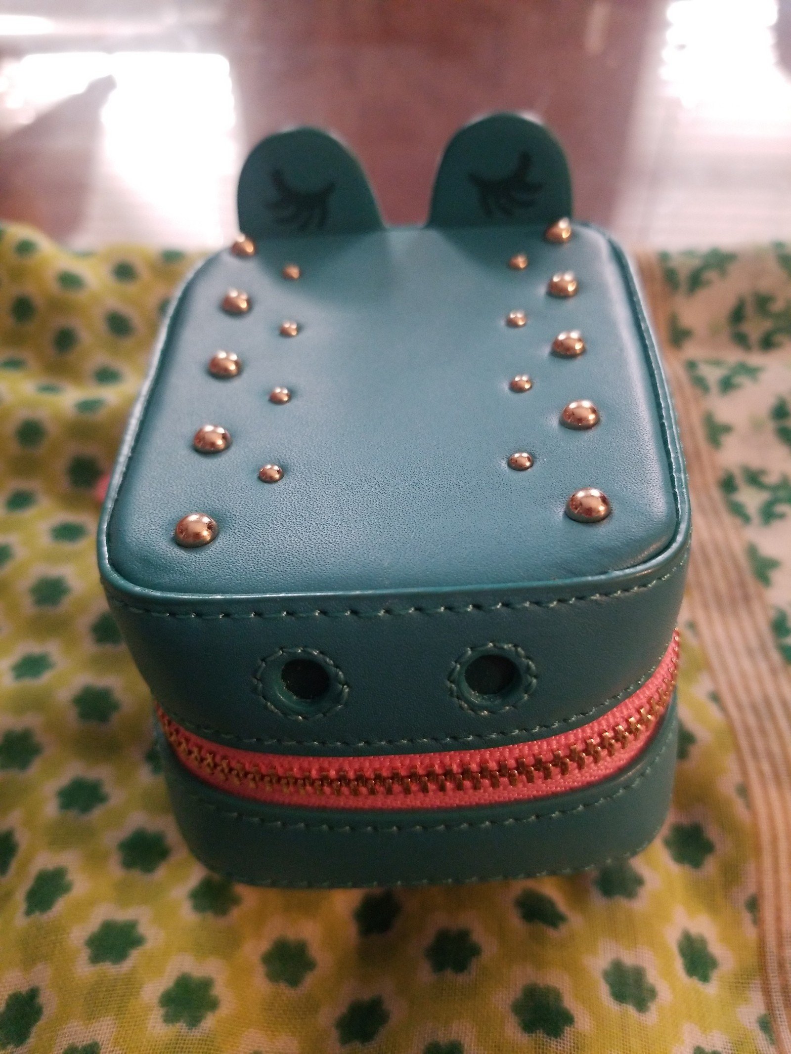 Kate Spade Alligator coin purse NWT