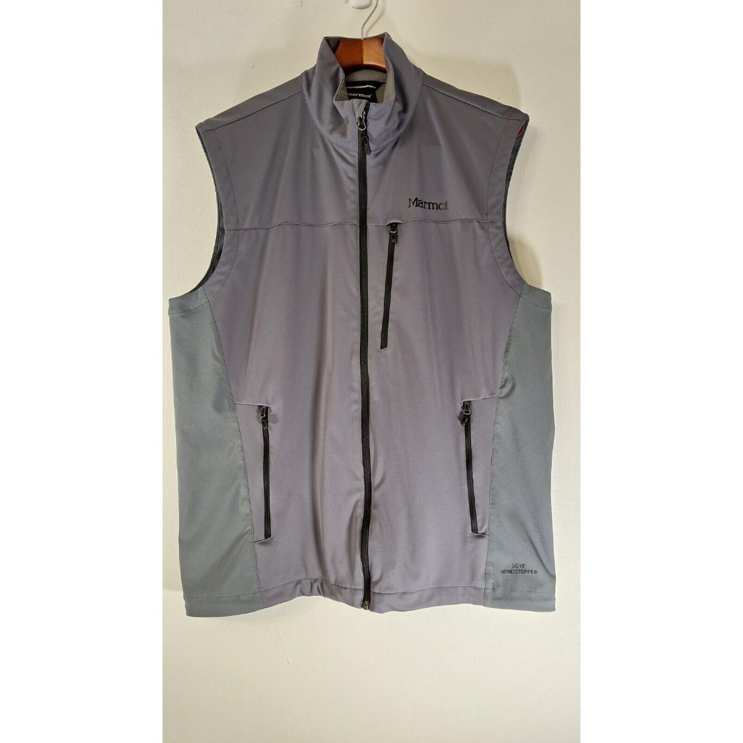 MARMOT Gore Windstopper Full Zip Vest Men's XL Gorpcore Outdoors Hiking Workwear