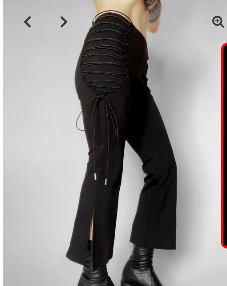 Noctex Banshee Lace Up Pants