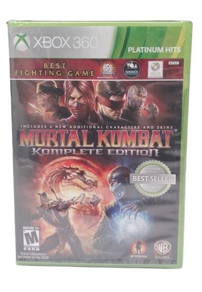 Xbox 360 MORTAL KOMBAT Kombat Edition Platinum Hits - New / Sealed