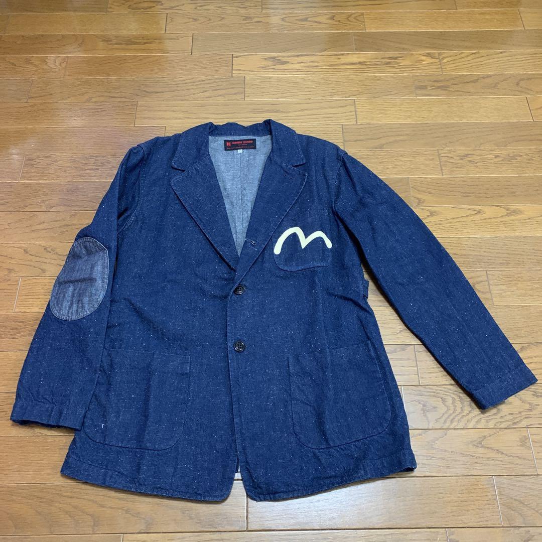 EVISU Early YAMANE Tailored Jacket, Nep Fabric, Red Selvedge, Size 38
