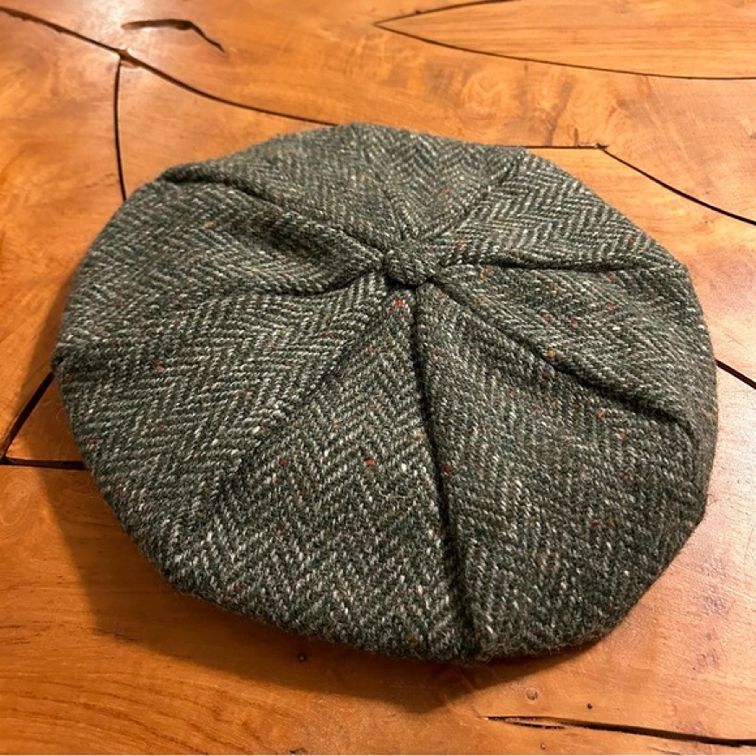 90s Hanna Hats of Donegal Irish Wool Hat Handcrafted Made In Ireland Vintage
