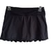 Lululemon pace setter black ruffle skirt/ skort size 2 tennis pickle ball