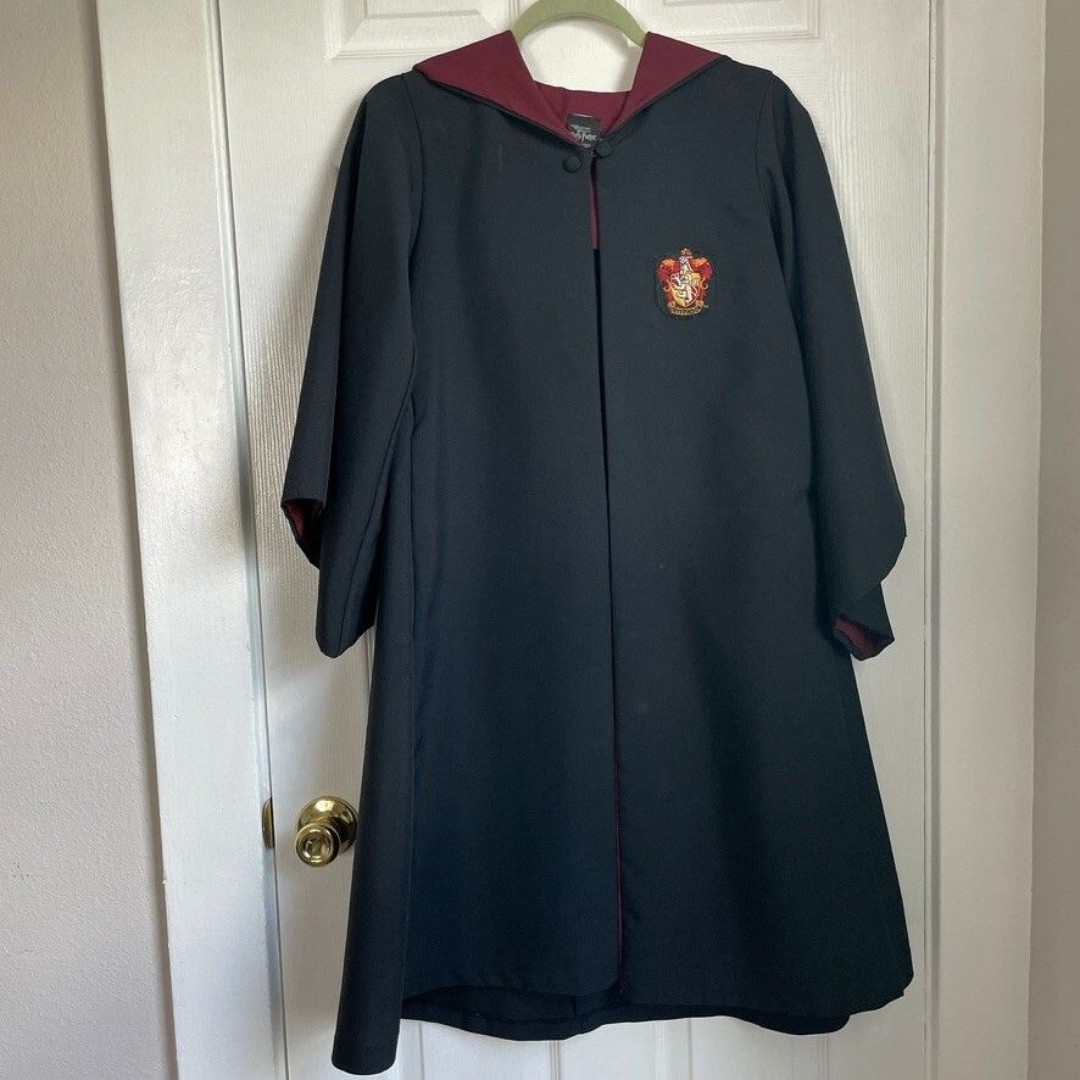Harry Potter Robe 3XS Blk Wizarding World Gryffindor Cloak Universal Studio READ