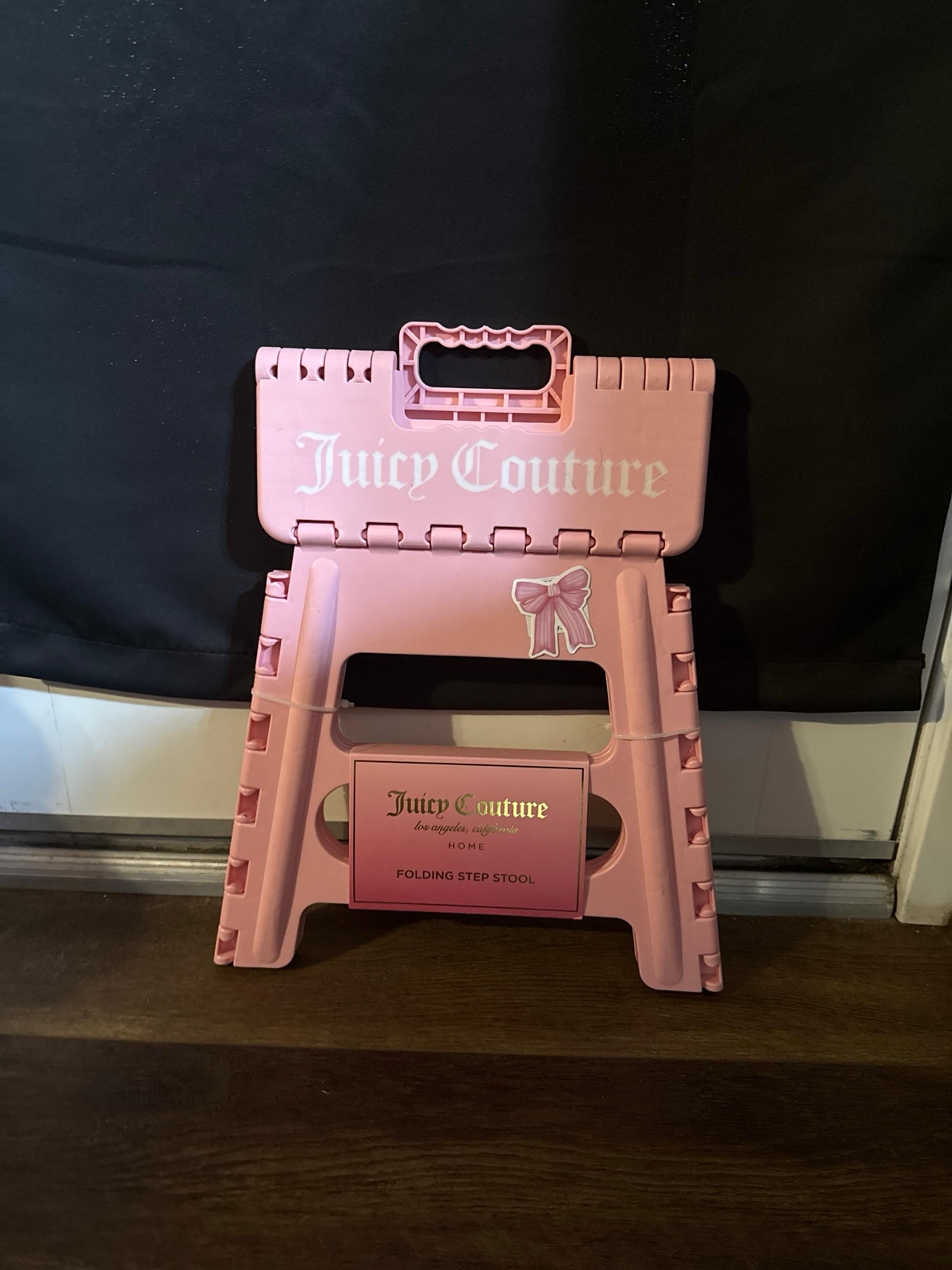 Juicy Couture folding step stool