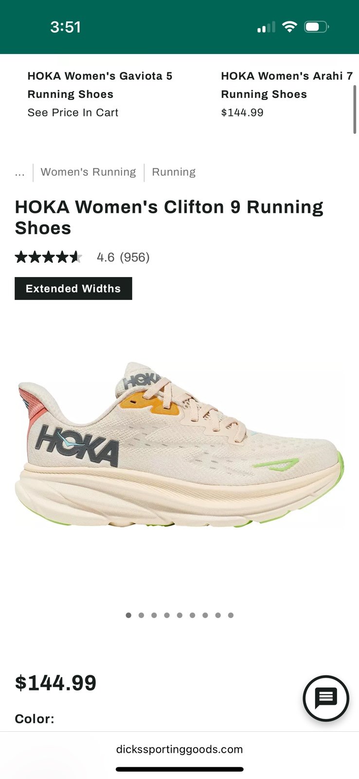 Hoka Clifton 9 New WB