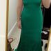 REFORMATION NWT US8 ALLIUM Backless Silky Maxi Dress in Green NEW