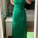 REFORMATION NWT US8 ALLIUM Backless Silky Maxi Dress in Green NEW