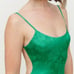 REFORMATION NWT US8 ALLIUM Backless Silky Maxi Dress in Green NEW