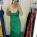 REFORMATION NWT US8 ALLIUM Backless Silky Maxi Dress in Green NEW