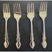 Oneida Dover HEIRLOOM Stainless Steel 4 PC SMALL FORKS NEW