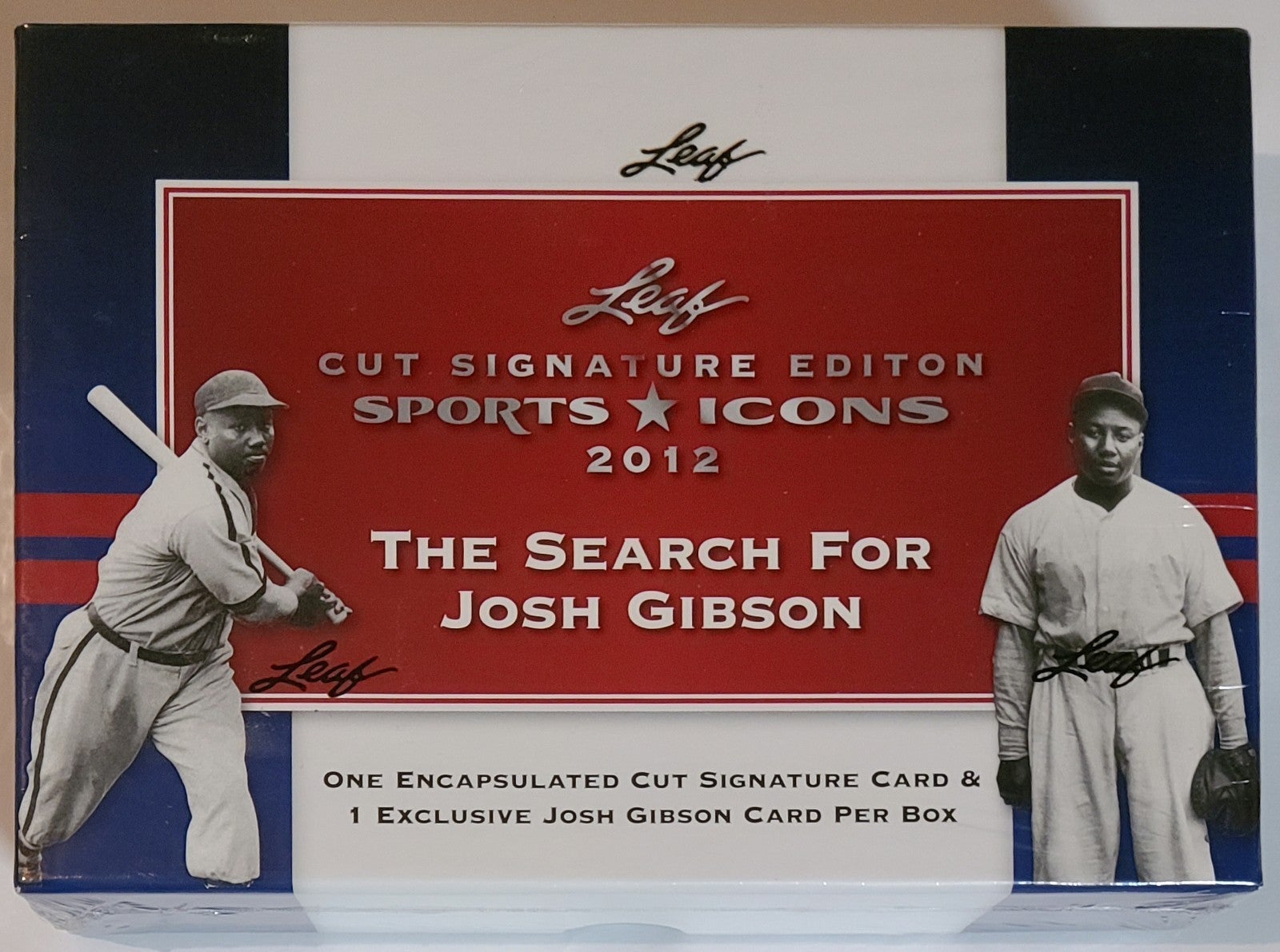 2012 Leaf Sports Icons Cut Signature Edition Hobby Box Search For Josh Gibson
