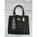 Badgley Mischka New York The Tara Tweed Black Satchel NEW